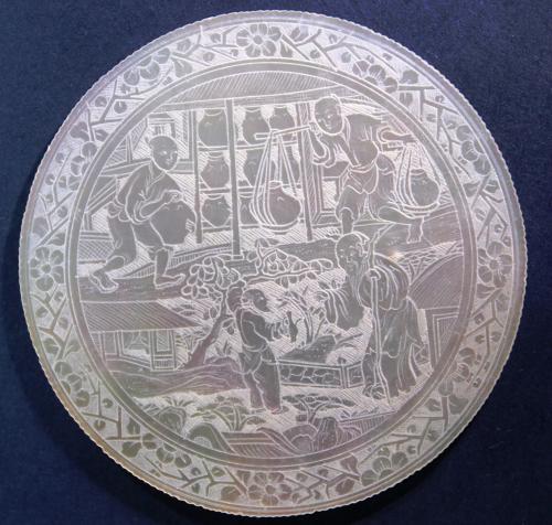 Superb large counter key-fret border