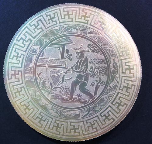Superb large counter key-fret border