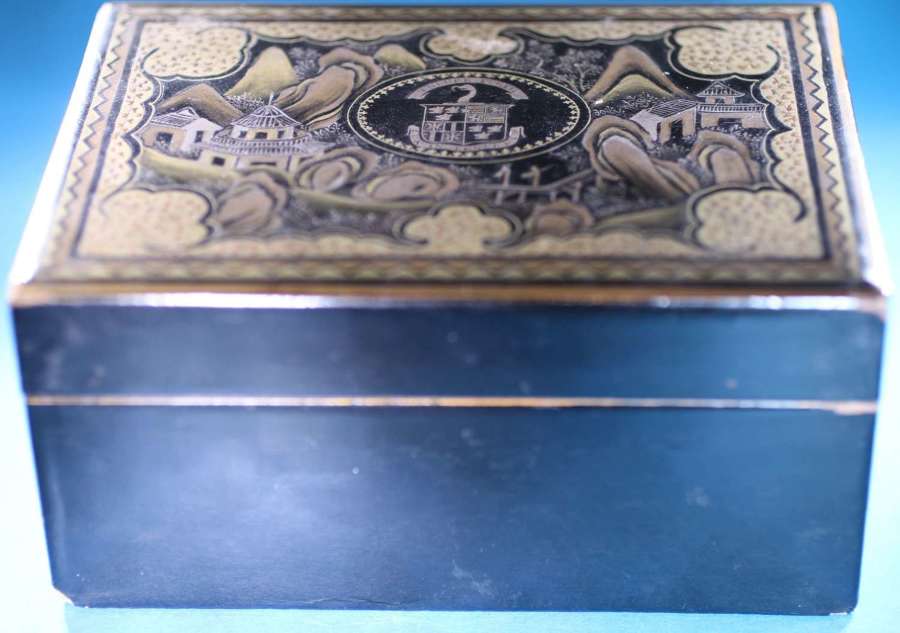 Interior lacquer box and counter for FULLERTON