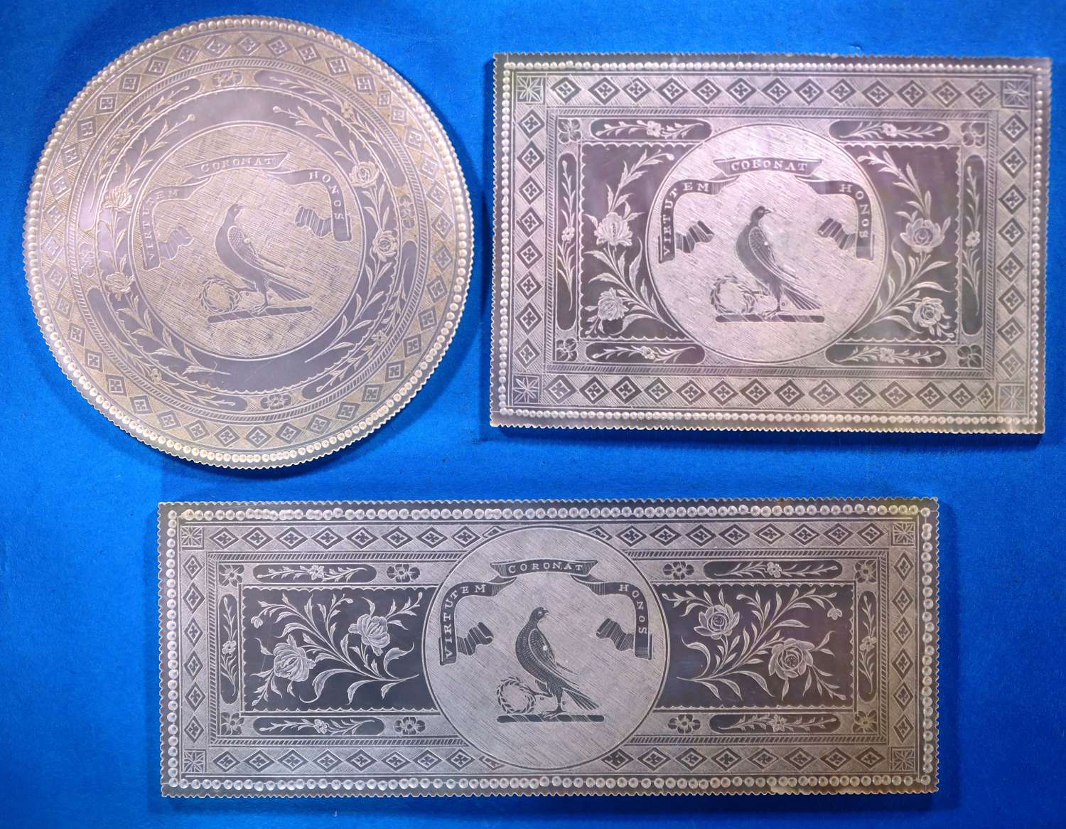 Set of three shapes for DRUMMOND, VISCOUNT STRATHALLAN