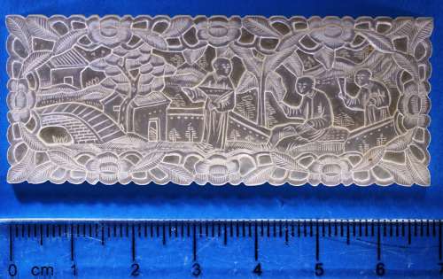 Superb large deep-carved