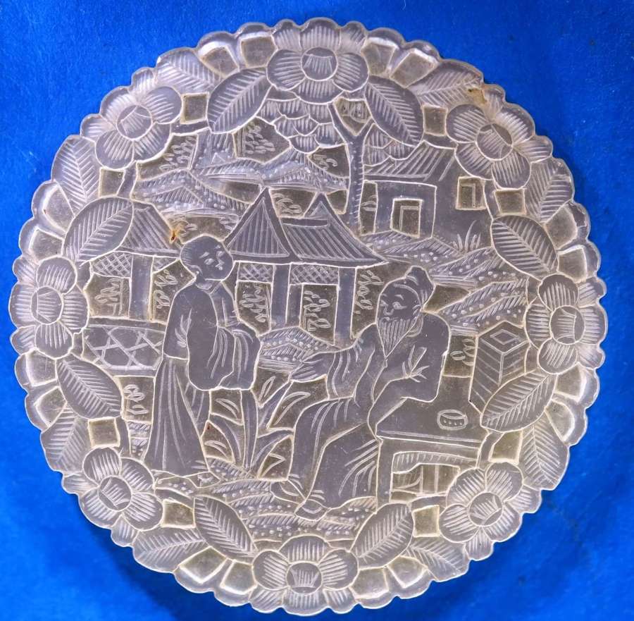 Extra-large deep-carved.