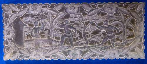 Superb large deep-carved