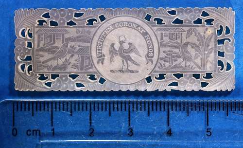 Nine fretted counters for STRATHALLAN