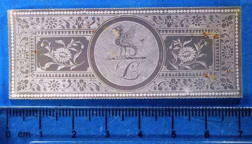 Six top quality large armorial counters for LOWE