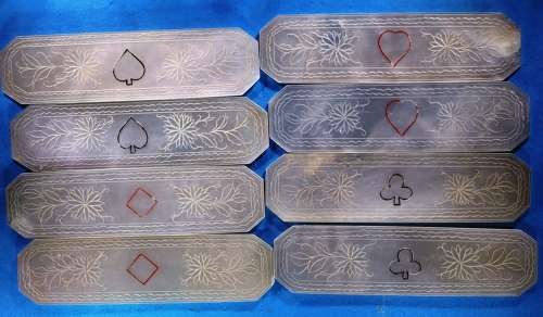 Eight superb armorial counters for DUVAL D'EPREMESNIL made circa 1780