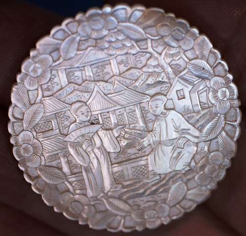 Top quaility deep-carved in rare extra-large size.