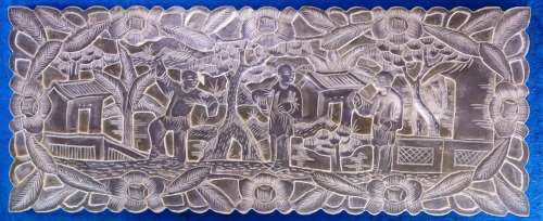 Super quality large deep-carved counter