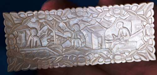 Extra-large top quality deep-carved counter.