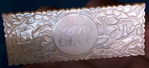 Extra-large top quality deep-carved counter.