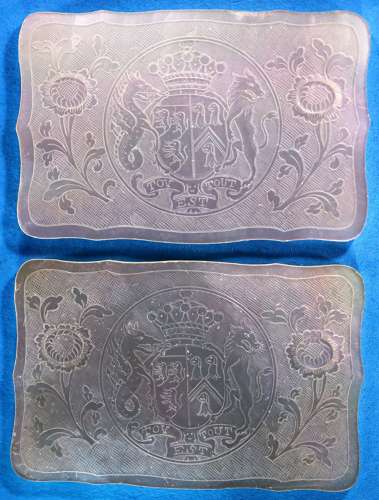 Pair of  counters for YELVERTON, EARL OF SUSSEX