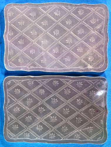 Pair of  counters for YELVERTON, EARL OF SUSSEX