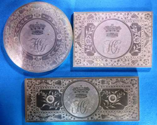 Set of three for HENRY GAGE, 3RD VISCOUNT GAGE