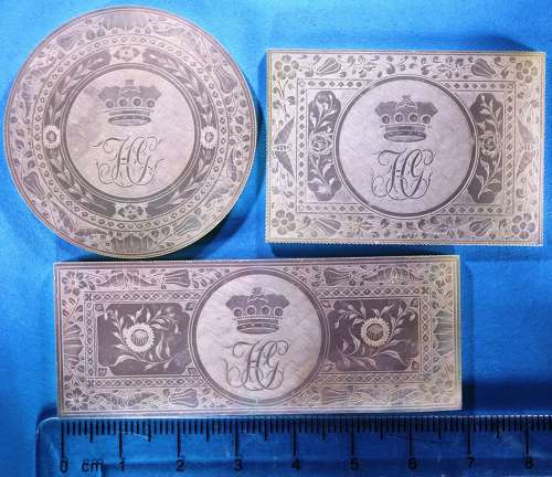 Set of three for HENRY GAGE, 3rd. VISCOUNT GAGE