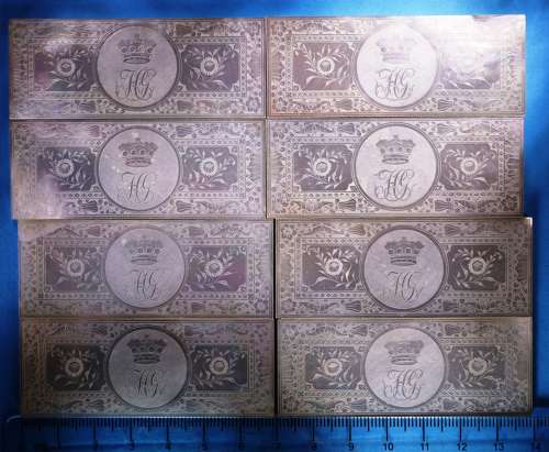 Group of eight large counters for HENRY GAGE, VISCOUNT GAGE