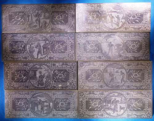 Eight superb large counters for HENRY GAGR VISCOUNT GAGE