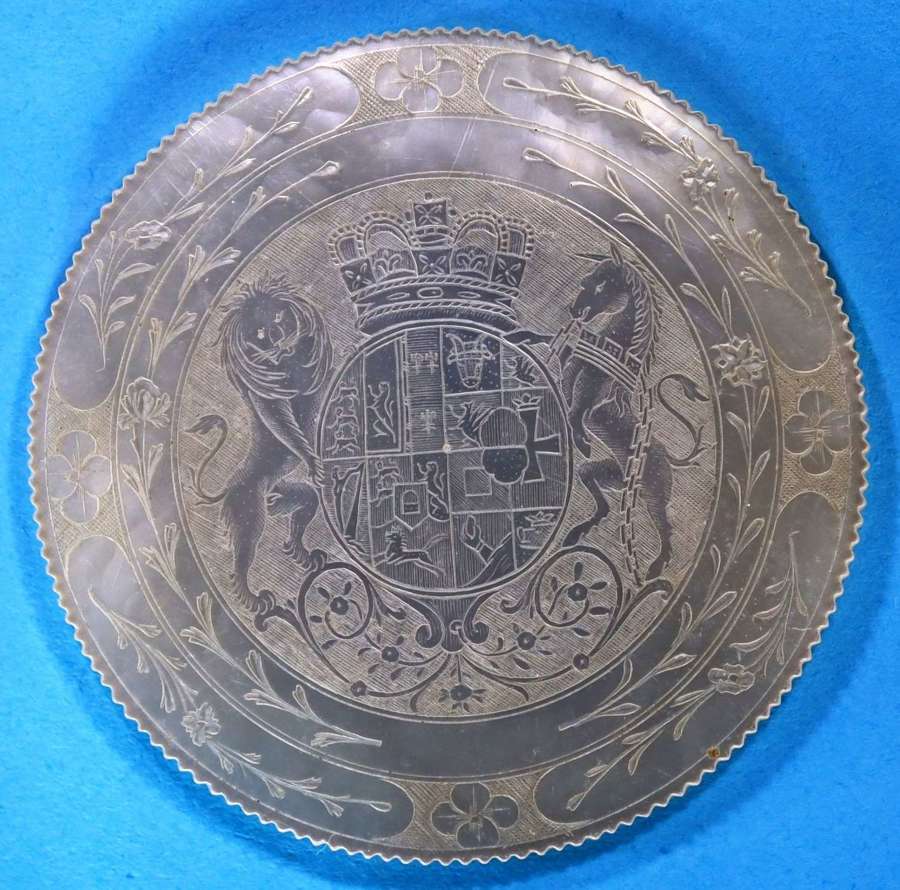 Counter for QUEEN CHARLOTTE, WIFE OF KING GEORGE III of ENGLAND