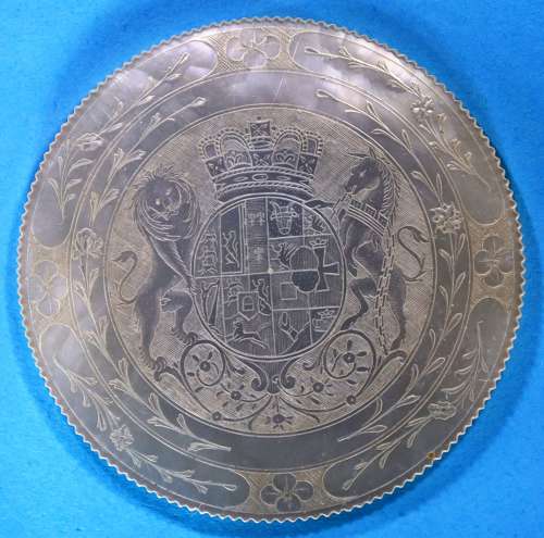 Counter for QUEEN CHARLOTTE, WIFE OF KING GEORGE III of ENGLAND