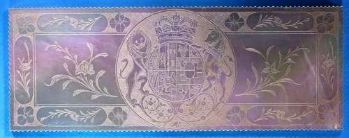 Counter for QUEEN CHARLOTTE, wife of KING GEORGE III of ENGLAND