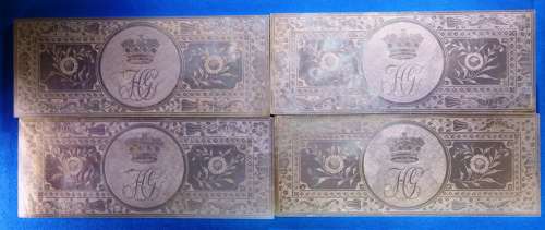 Group of 4 large counters for HENRY GAGE, VISCOUNT GAGE