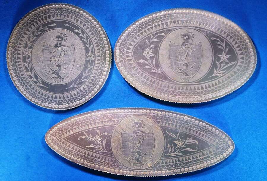 Set of three shapes for unidentified family