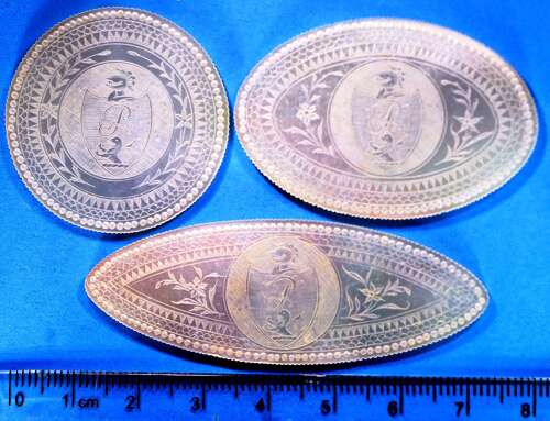 Set of three shapes for unidentified family