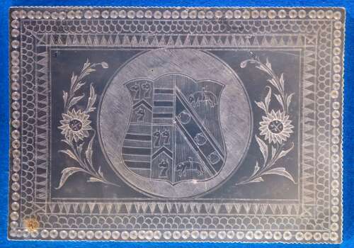 Full armorial for unidentified family imp[aling IBBETSON